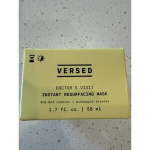 VERSED Doctor’s Visit Instant Resurfacing Mask 1.7‎ fl oz NIB